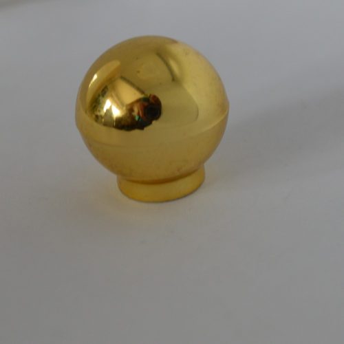 Möbelknopf aus Kunststoff, Farbe Gold