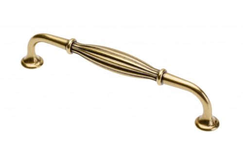 Möbelgriff aus Metall, Farbe Bronze antik, Bohrung 128 mm