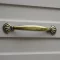 Möbelgriff aus Metall, Farbe Bronze antik, Bohrung 96 mm