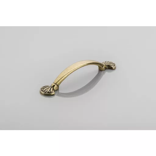 Möbelgriff aus Metall, Farbe Bronze antik, Bohrung 96 mm