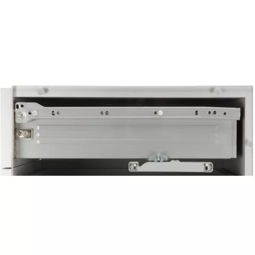 Airtic BoxSlim RAL9006 szürke, műanyag fiókbehúzó pár, fém oldalú fiókhoz