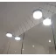 Runde Badezimmerschranklampe