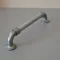 Metall-Möbelgriffe, Edelstahl - Farbe antikschwarz, Bohrung 160 mm