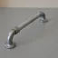 Metall-Möbelgriffe, Edelstahl - Farbe antikschwarz, Bohrung 160 mm