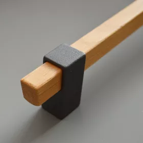   BEAM Antracit , Metall lackierter Eichenmöbelgriff, 160 mm Bohrungsabstand