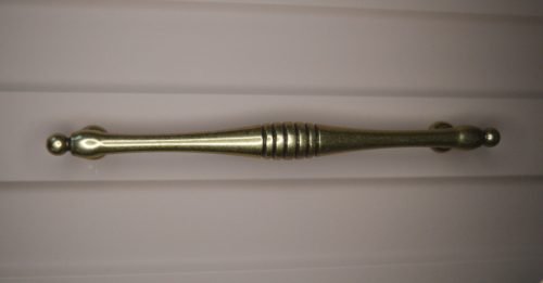 BU004_160_12 -Antik Bronz fém bútorfogantyú, 160 mm furattáv