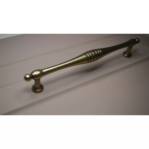 BU004_160_12 -Antik Bronz fém bútorfogantyú, 160 mm furattáv
