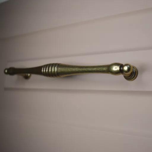 BU004_160_12 -Antik Bronz fém bútorfogantyú, 160 mm furattáv