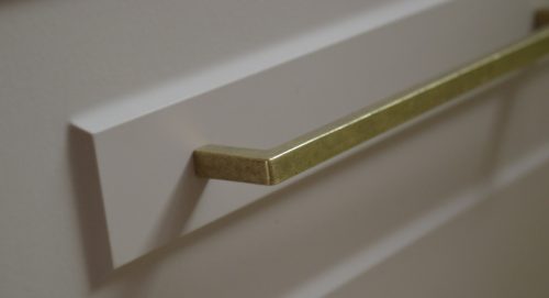 Antikolt Bronz 192 mm, fém bútorfogantyú