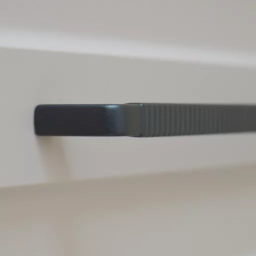 BU024.160.09  Matt fekete, Modern fém bútorfogantyú, 160 mm furattávval