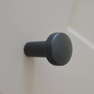 BU0300009 Modern, kicsi fém, matt fekete bútorgomb