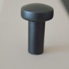 BU0300009 Modern, kicsi fém, matt fekete bútorgomb