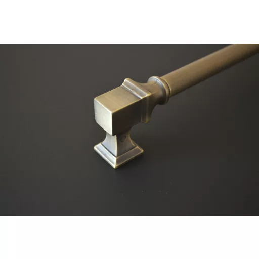 BU_015_480_04RO Vintage-Stil, Metallgriff, bronzefarben, Lochabstand 480 mm