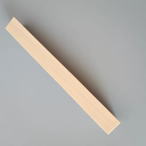Möbelgriff aus Holz, geölte Buche
