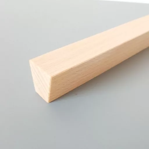 Möbelgriffe aus Holz, Buche geölt, 128 - 160 mm Bohrung