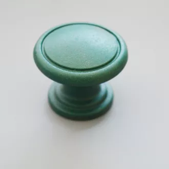 Samtgrün Retro-Möbelknauf aus Kunststoff