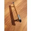 Metall-Kunststoff-Möbelgriff, Farbe Chrom - hellbraun, Bohrung 96 mm