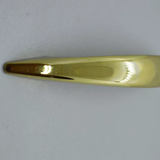 Möbelgriff aus Metall, glänzend gold 