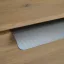 TOUQUET Möbelgriff zur Frontmontage, Titangrau, geriffelte Oberfläche, 90 mm Lochabstand