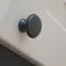 Cento Matt fekete, fém bútorgomb 28 mm átmérő