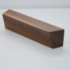 Möbelgriffe aus Holz, Walnuss geölt, beidseitig geschliffen, mit Bohrung 64 - 96 -128 mm