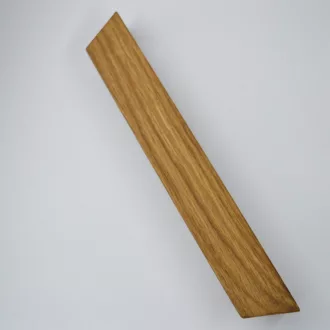 MÖBELGRIFFE AUS HOLZ, EICHE GEÖLT, MIT 128 UND 160 MM BA