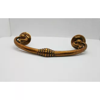 Möbelgriff aus Metall, bronzefarben, 96 mm BA, Vintage-Stil