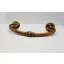 Fém bútorfogantyú, bronz színű, 96 mm furattávolsággal, vintage stílusú