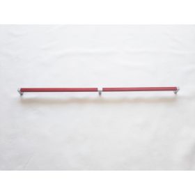 Műanyag bútorfogantyú, cseresznye-króm színű