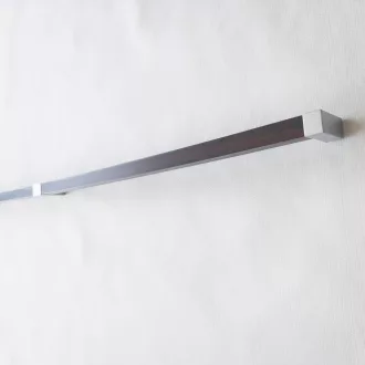 Kunststoff-Möbelgriff, dunkelbraun-chrom