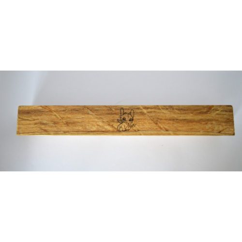 Möbelgriff aus Holz, lasergraviert, mit Drachenmotiv 