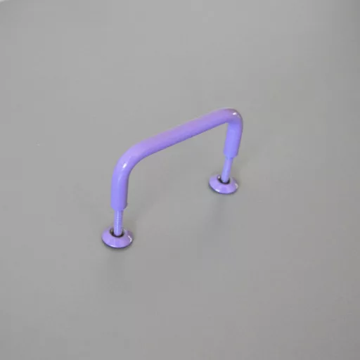 Metall-Möbelgriff, lila Farbe, mit 64 mm BA