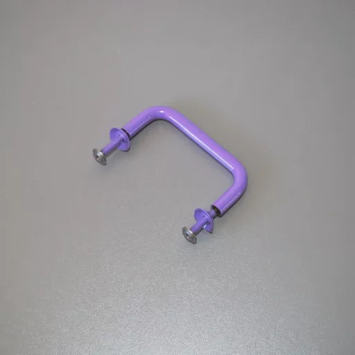 Metall-Möbelgriff, lila, 96 mm Lochabstand