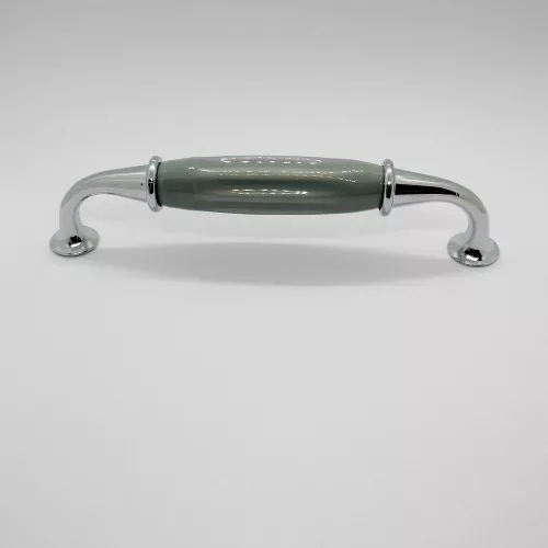 Möbelgriff aus Metall mit Porzellanlegierung