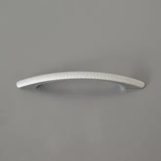 Kunststoff-Möbelgriff, matt verchromt, BA 96 mm
