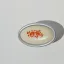 Metall-Kunststoff-Möbelgriff in Chrom matt mit braunem Blumenmotiv, 16 mm Lochabstand