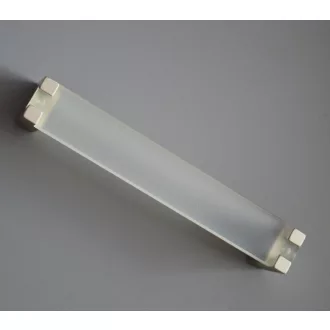   Transparent - champagnerfarben, Metall-Kunststoff-Möbelgriff