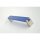 Fém-műanyag bútorfogantyú, pezsgő - kék akril színű, 160 mm furattávval