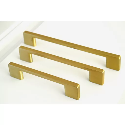 FHD165_MA_128 Metall-Möbelgriff, goldfarben matt, 128 mm Lochabstand
