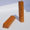 Holz-Möbelgriffe, Eiche geölt, 32 und 64 mm BA