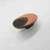 Möbelknopf aus Metall, oval, glänzend antikisiert