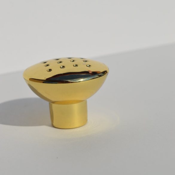 Metal furniture knob, gold colour
