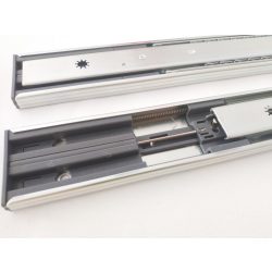   Full extension, gently closing ball bearing drawer slide system, 45/300 mm