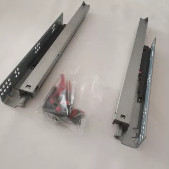   Rejtett, teljes kihúzású, 300 mm, finoman záródó szinkronizált fiókcsúszó, 3D-ben állítható