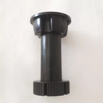 Állítható műanyag bútorláb, fekete színű, 100 mm