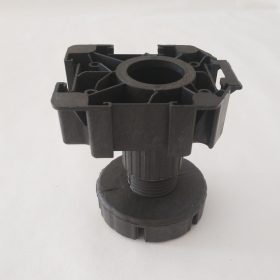   Schweres verstellbares Kunststoff-Möbelbein, schwarz, 100-120 mm