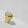 Möbelknopf aus Metall in mattem Gold