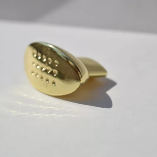 Metall-Möbelgriff, goldfarben, 16 mm BA