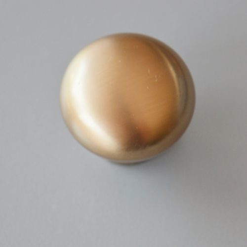 Fém bútorgomb, pezsgő színű 