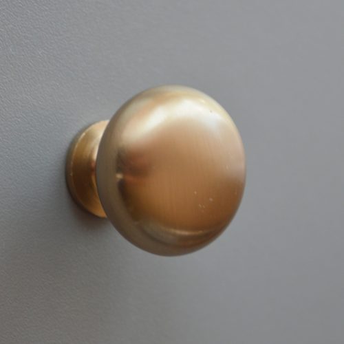 Fém bútorgomb, pezsgő színű 